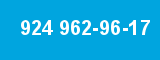 924 962-96-17 924 962-96-17